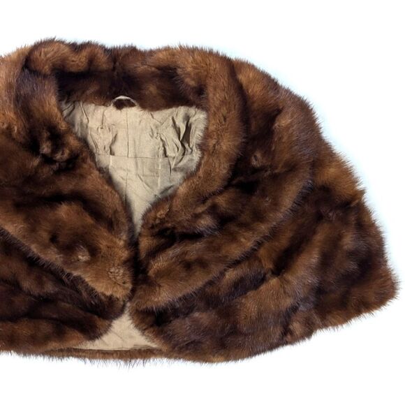 Vintage Mink Fur Stole - Picture 1 of 6